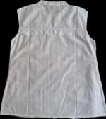 Women's Lakhnavi Handcrafted Cotton Chikankari Top - HONC001 - Image 2