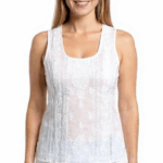 Women's Lakhnavi Handcrafted Cotton Chikankari Top - HONC002