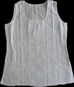 Women's Lakhnavi Handcrafted Cotton Chikankari Top - HONC004 - Image 3