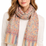 Écharpe Kani Traditionnelle –  Artisanale du Kashmir